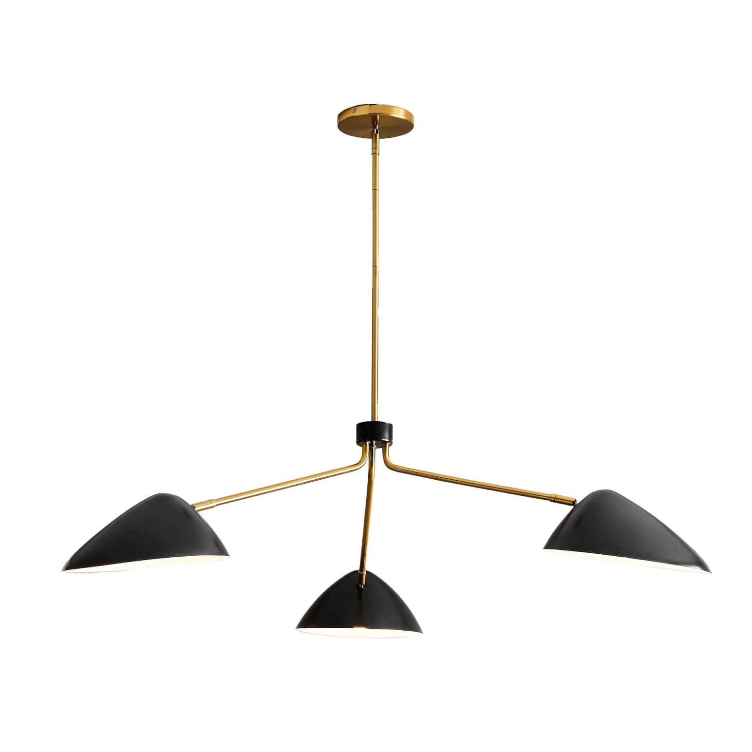 West Elm Curvilinear Mid Century Chandelier Ballantynes Department Store